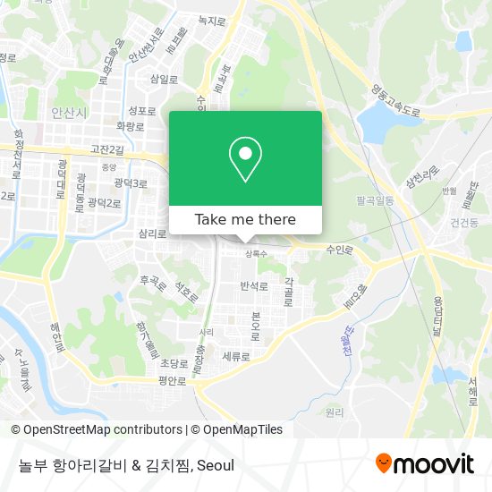 놀부 항아리갈비 & 김치찜 map