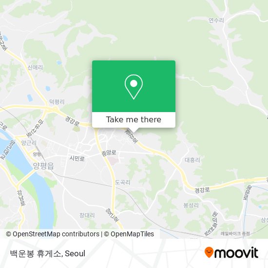 백운봉 휴게소 map