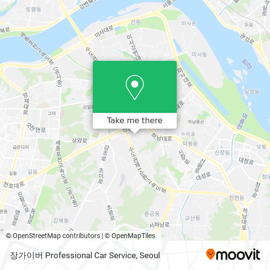 장가이버 Professional Car Service map