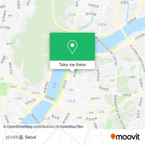 선사마을 map