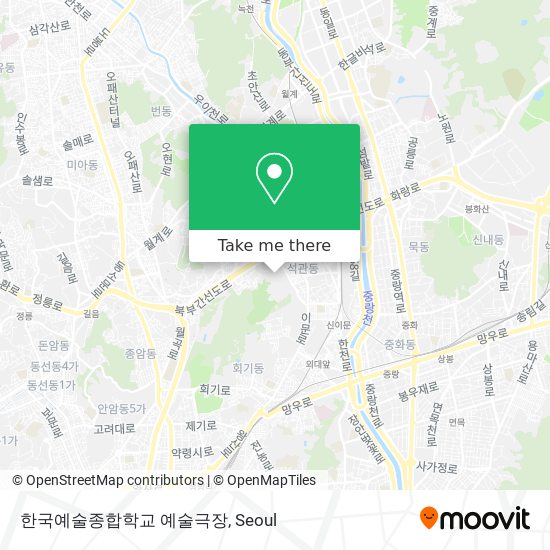 한국예술종합학교 예술극장 map