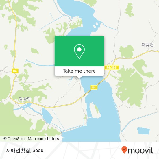 서해안횟집 map