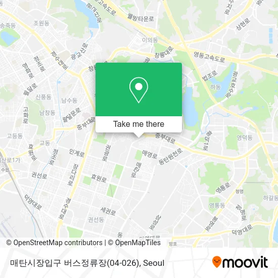 매탄시장입구 버스정류장(04-026) map