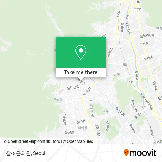 참조은의원 map