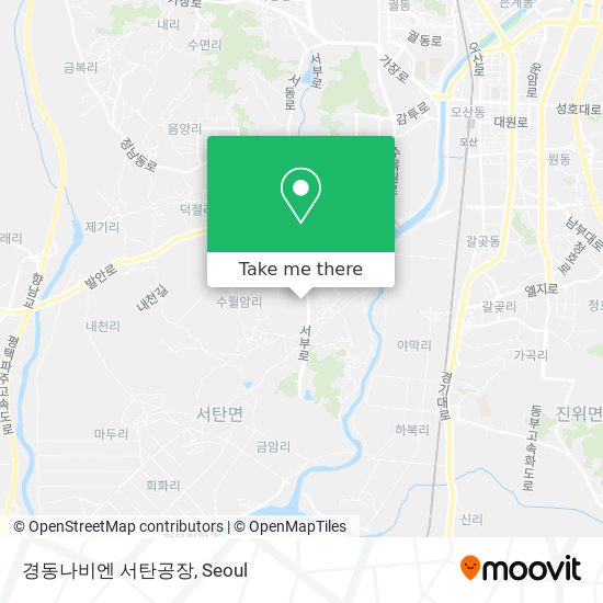 경동나비엔 서탄공장 map