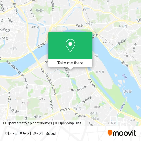 미사강변도시 8단지 map