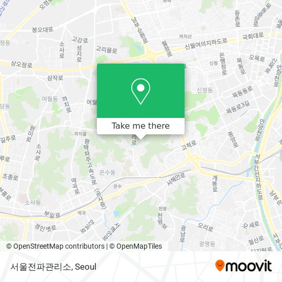 서울전파관리소 map