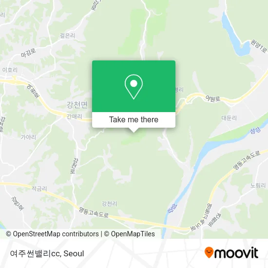여주썬밸리cc map