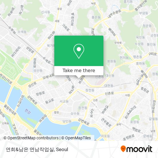 연희&남은 연남작업실 map