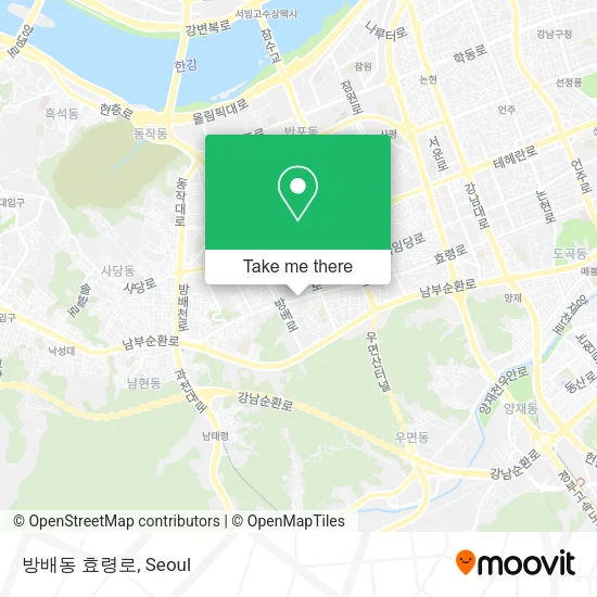 방배동 효령로 map