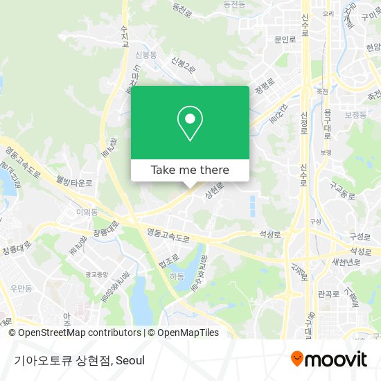 기아오토큐 상현점 map