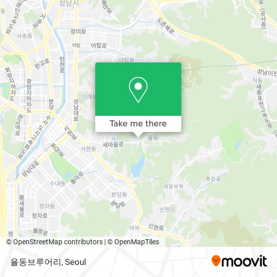 율동브루어리 map