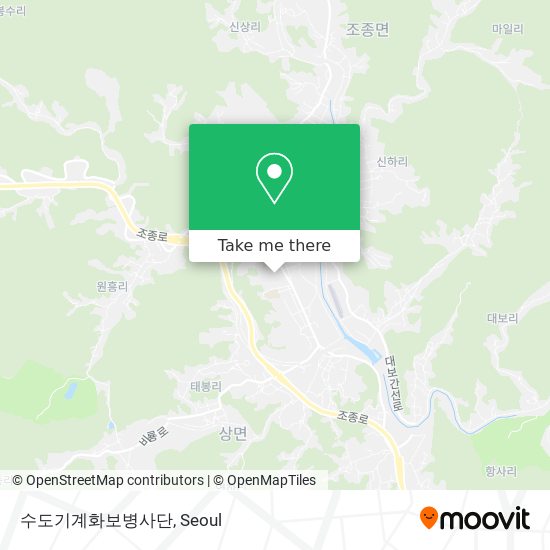 수도기계화보병사단 map