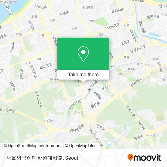서울외국어대학원대학교 map