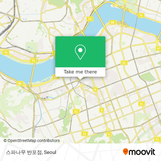 스파나무 반포점 map