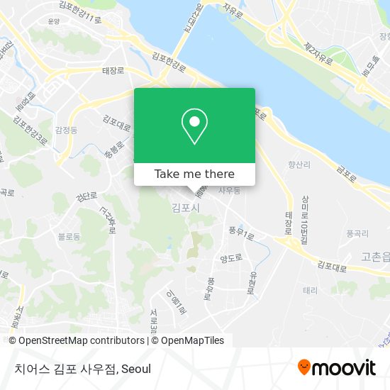 치어스 김포 사우점 map