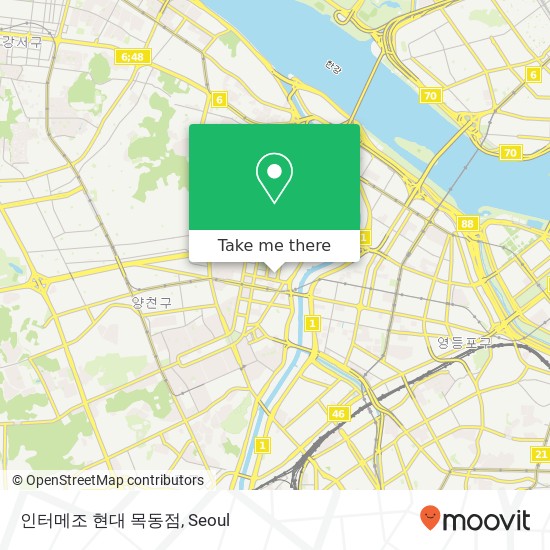 인터메조 현대 목동점 map