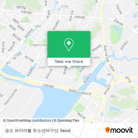 송도 파이어볼 유소년야구단 map