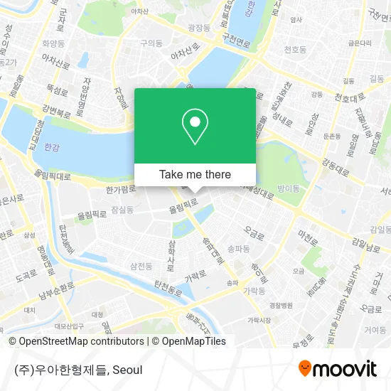 (주)우아한형제들 map