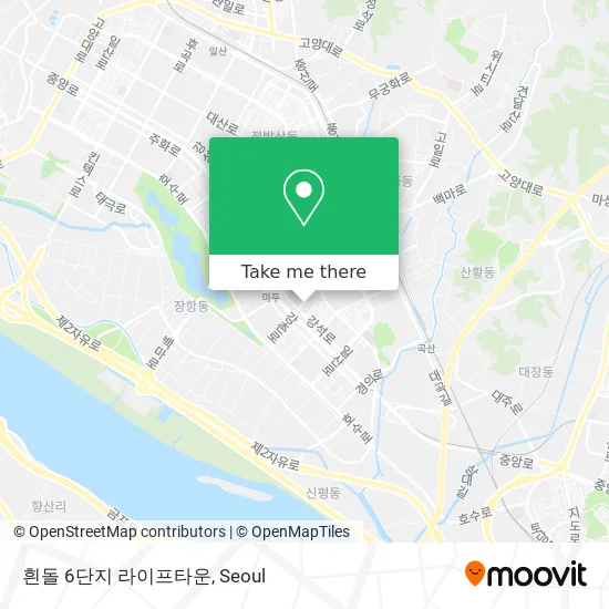 흰돌 6단지 라이프타운 map