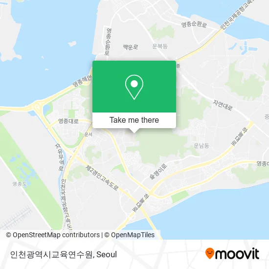 인천광역시교육연수원 map