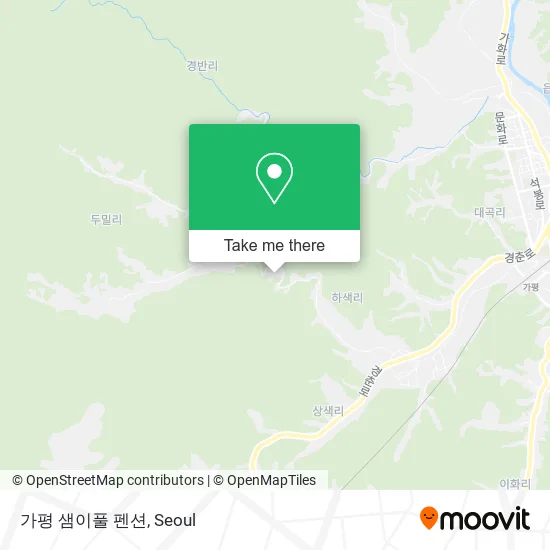가평 샘이풀 펜션 map