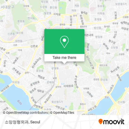 소망정형외과 map