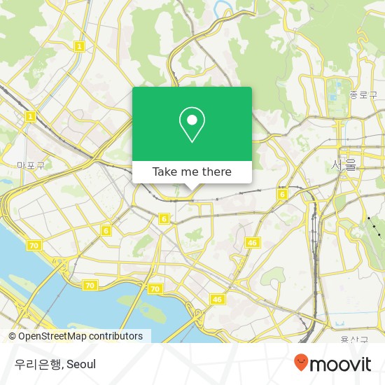 우리은행 map