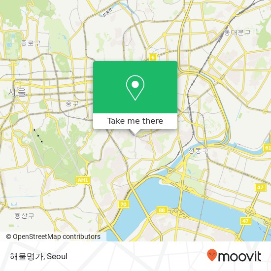 해물명가 map