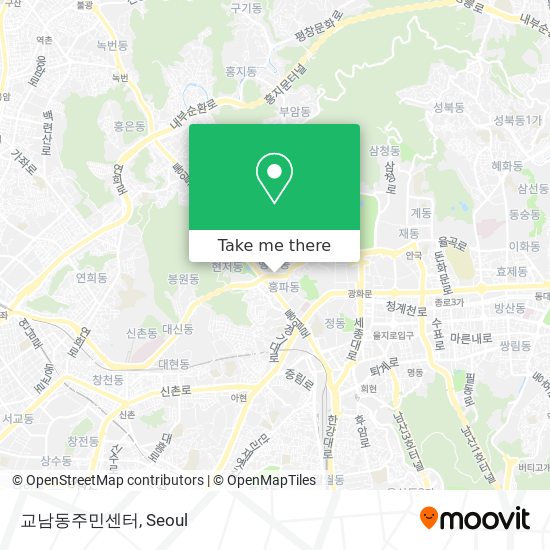 교남동주민센터 map