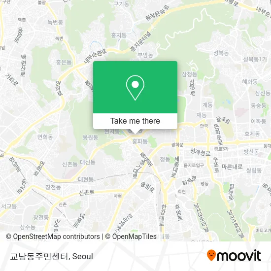 교남동주민센터 map