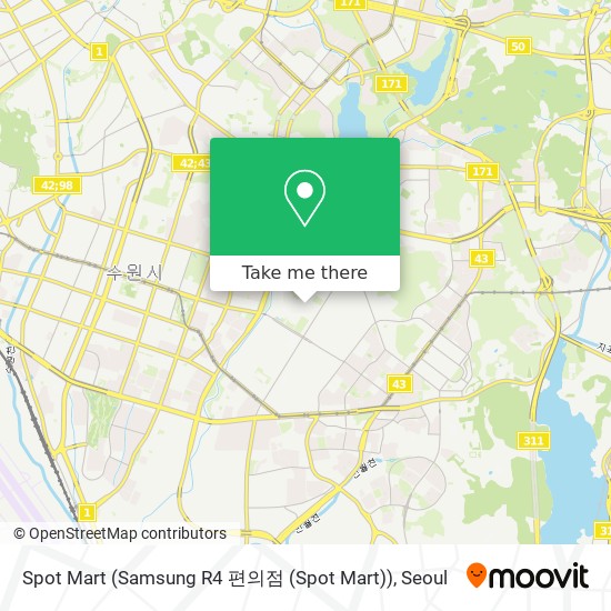 Spot Mart (Samsung R4 편의점 (Spot Mart)) map