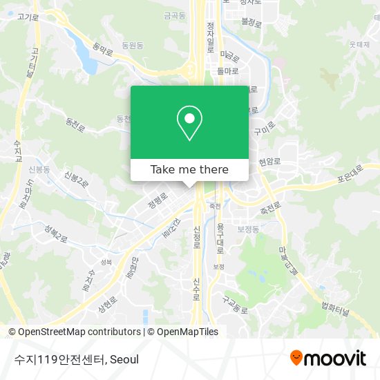 수지119안전센터 map