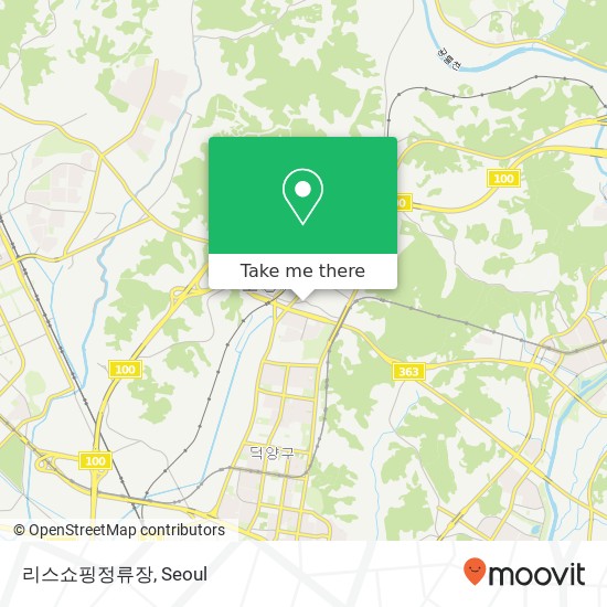 리스쇼핑정류장 map