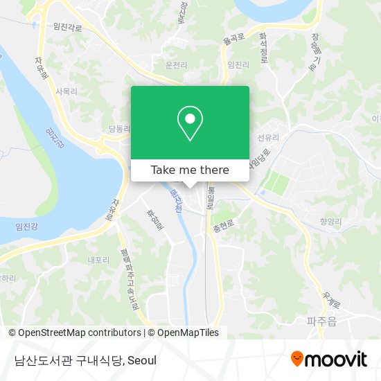 남산도서관 구내식당 map