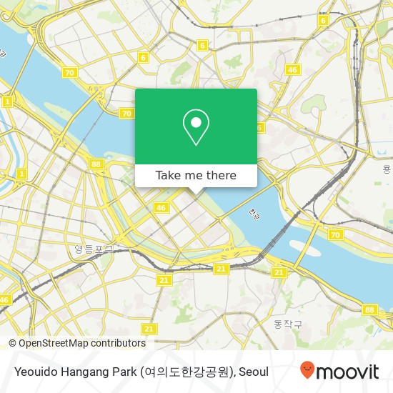 Yeouido Hangang Park (여의도한강공원) map