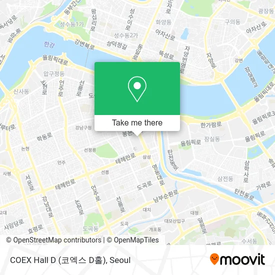 COEX Hall D (코엑스 D홀) map