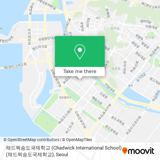 채드윅송도국제학교 (Chadwick International School) (채드윅송도국제학교) map