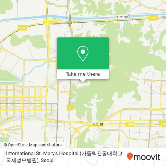 International St. Mary's Hospital (가톨릭관동대학교 국제성모병원) map