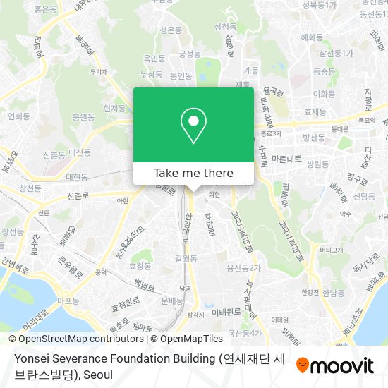 Yonsei Severance Foundation Building (연세재단 세브란스빌딩) map