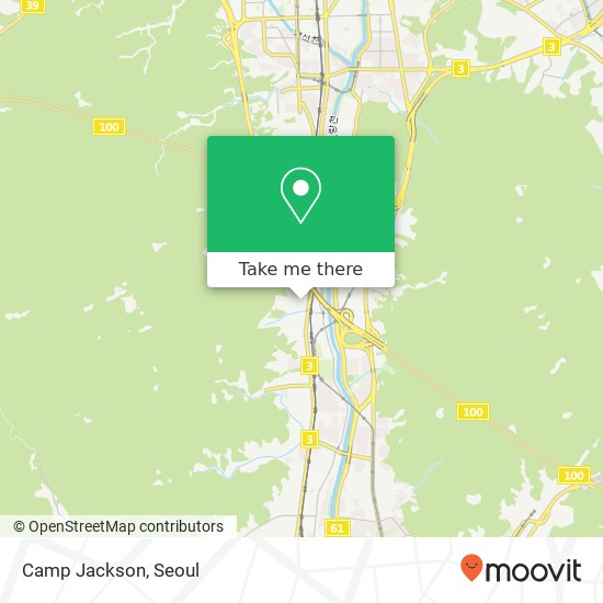 Camp Jackson map