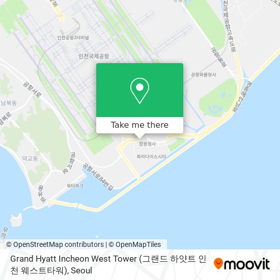 Grand Hyatt Incheon West Tower (그랜드 하얏트 인천 웨스트타워) map