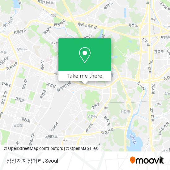 삼성전자삼거리 map