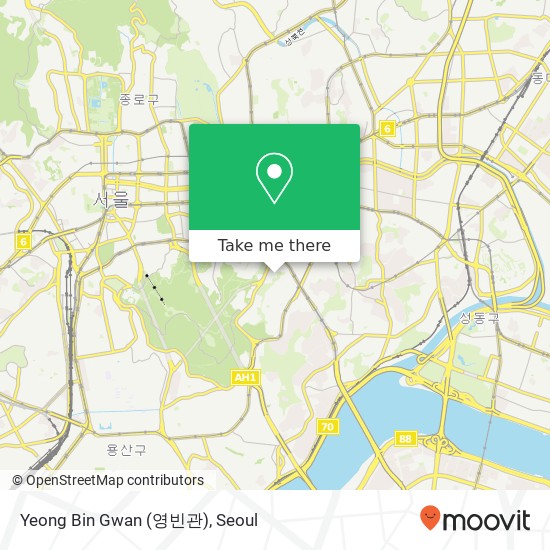 Yeong Bin Gwan (영빈관) map