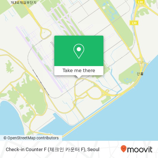 Check-in Counter F (체크인 카운터 F) map