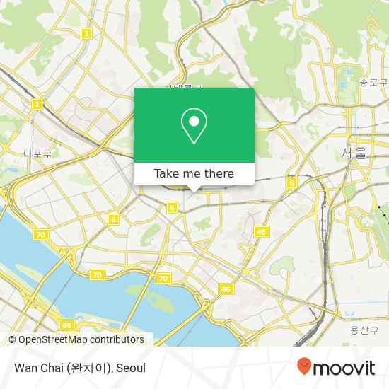 Wan Chai (완차이) map