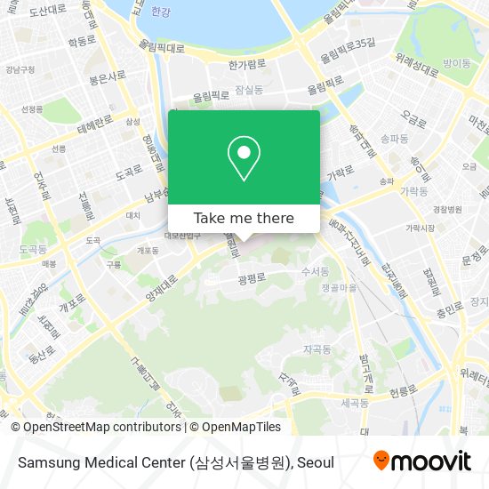 Samsung Medical Center (삼성서울병원) map