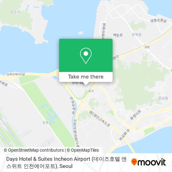 Days Hotel & Suites Incheon Airport (데이즈호텔 앤 스위트 인천에어포트) map