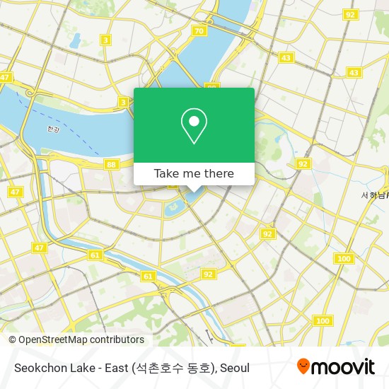 Seokchon Lake - East (석촌호수 동호) map