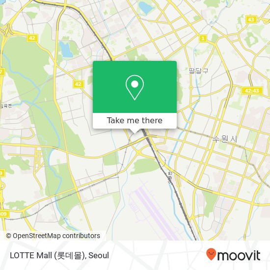 LOTTE Mall (롯데몰) map